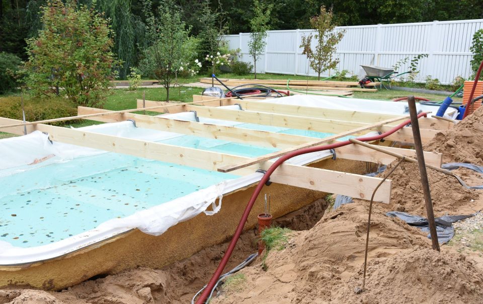 fiberglass pool installation